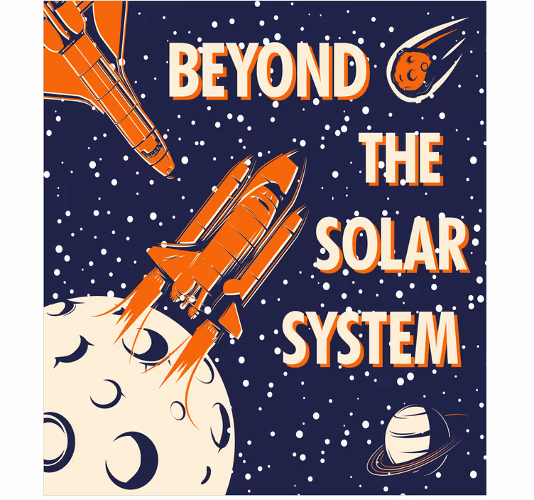 Estore de rolo frikis aventura de exploração espacial - TenStickers