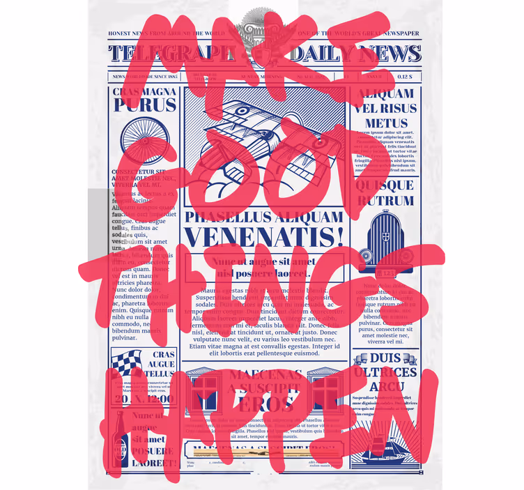 Estore de rolo com frases coisas boas acontecem - TenStickers