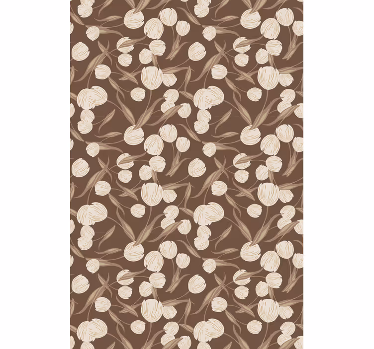 Estore de rolo flores e plantas motivo de tema floral - TenStickers