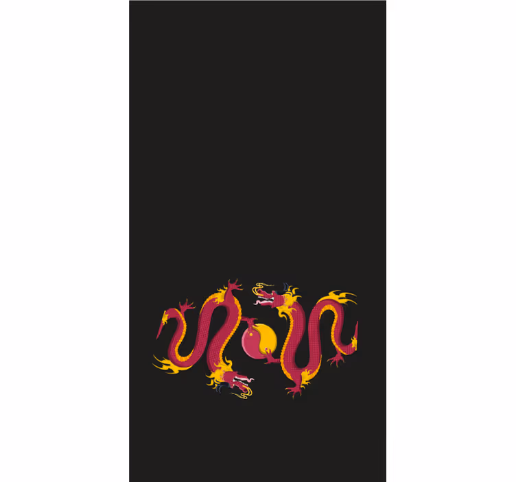 Estore de rolo animais variados design de dragão majestoso - TenStickers