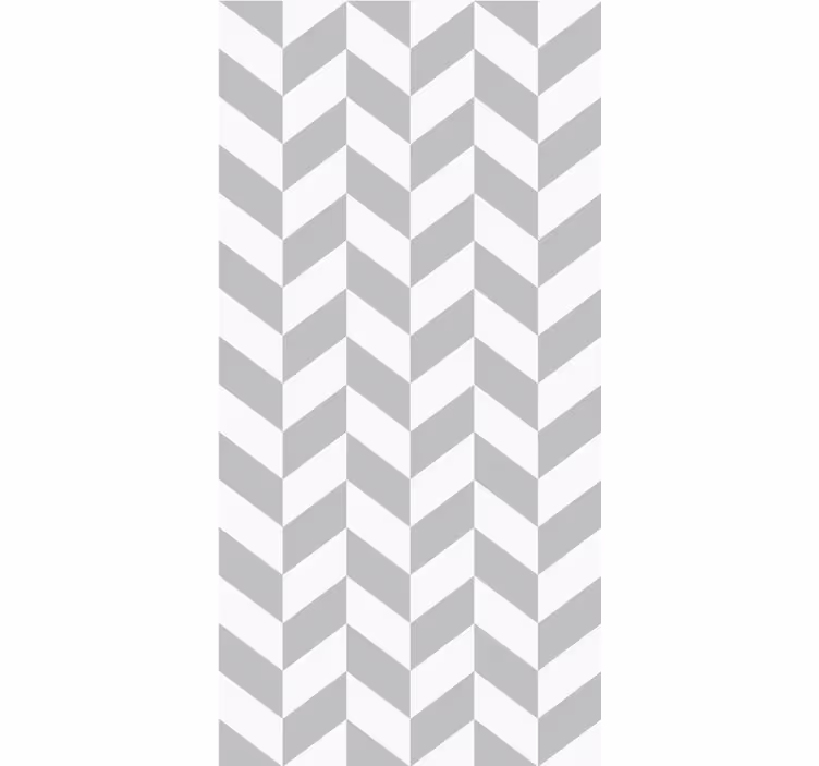 Estor linhas com padrão chevron - TenStickers