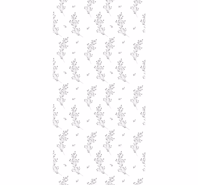 Estore de rolo florais motivo sutil de flor - TenStickers