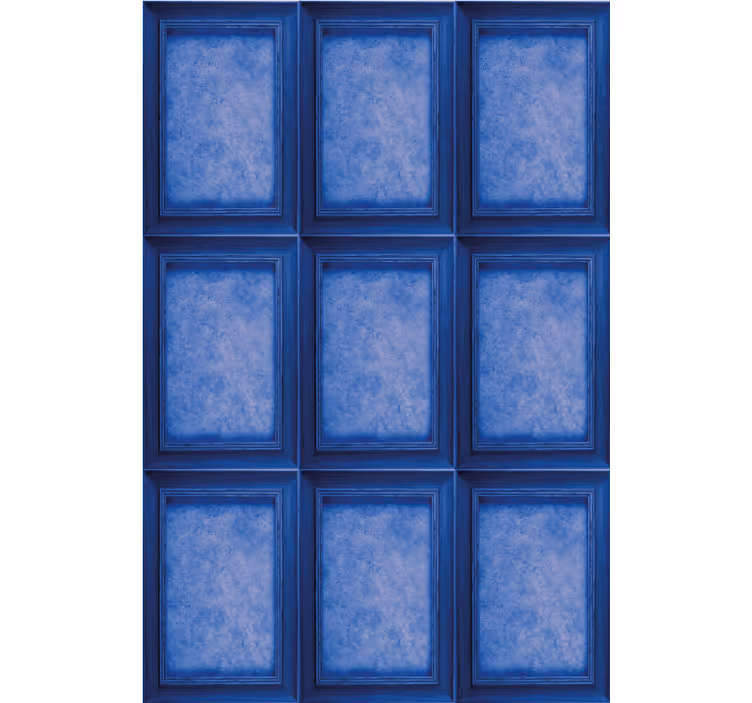 Estore de rolo texturas e padrões elegantes painéis azuis - TenStickers