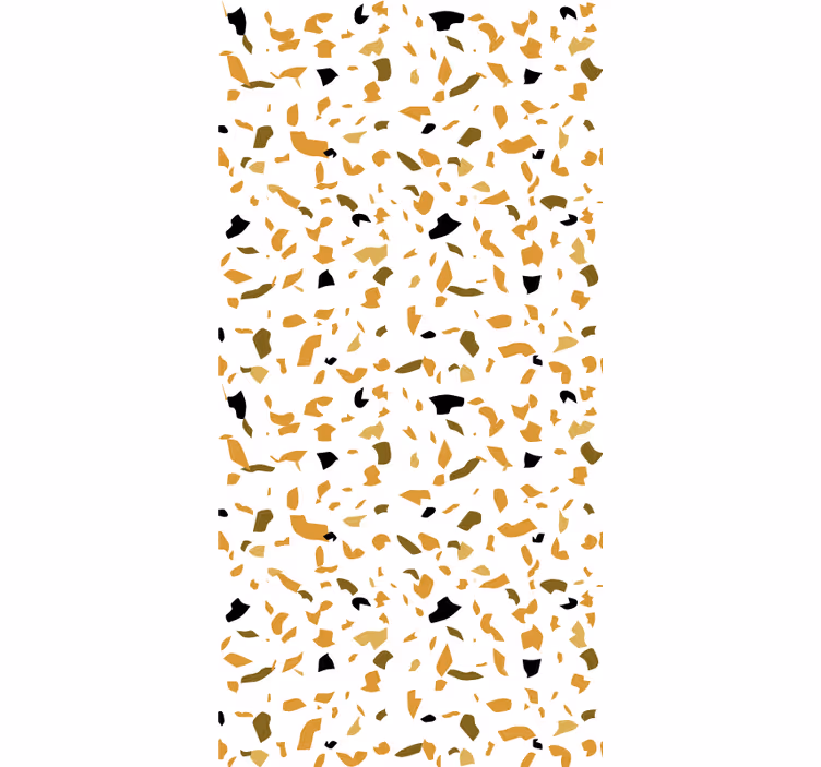 Estore de rolo texturas e padrões terrazzo marrom e bege - TenStickers