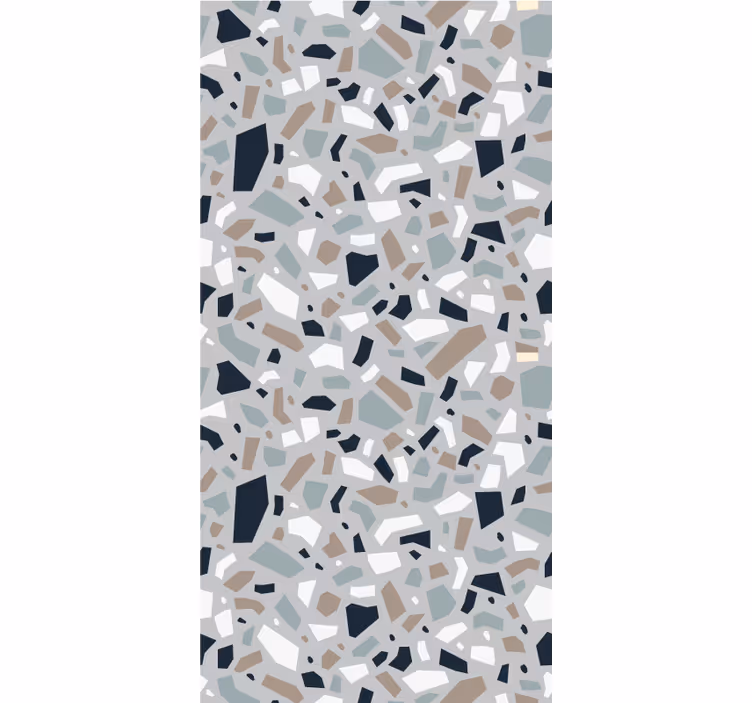 Estore de rolo texturas e padrões padrão terrazzo abstrato - TenStickers