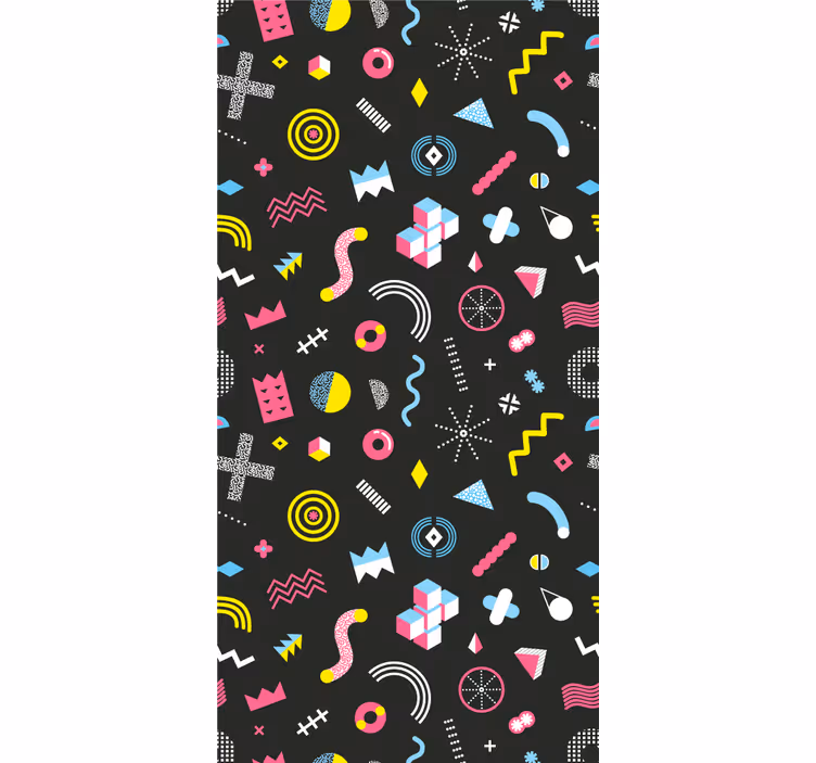 Estore de rolo original padrão geométrico pop - TenStickers