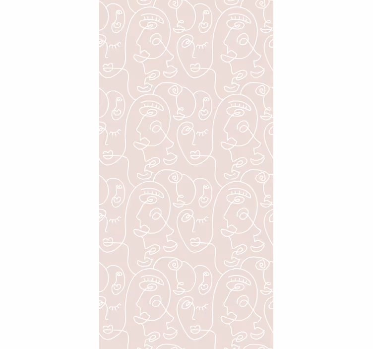 Estore de rolo com desenhos linhas abstratas - TenStickers