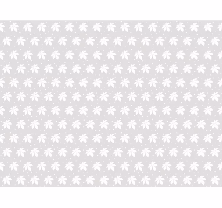 Estore de rolo flores e plantas padrão de flor delicada - TenStickers