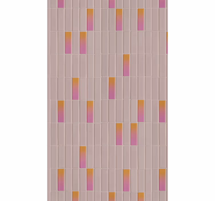 Estore de rolo texturas e padrões padrão rosa gradiente - TenStickers