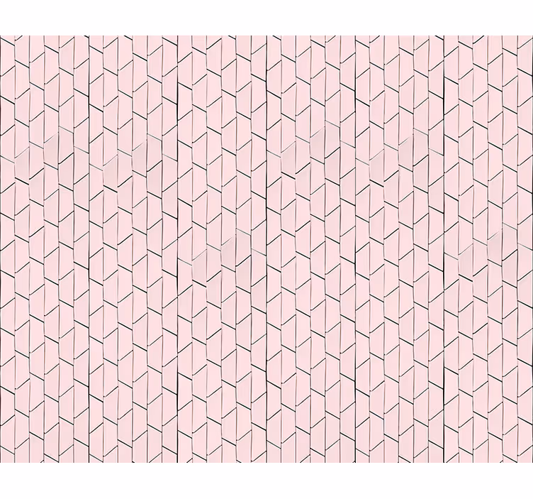 Estore de rolo texturas e padrões design geométrico rosa - TenStickers