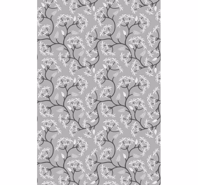 Estore de rolo flores e plantas ramos florais elegantes - TenStickers