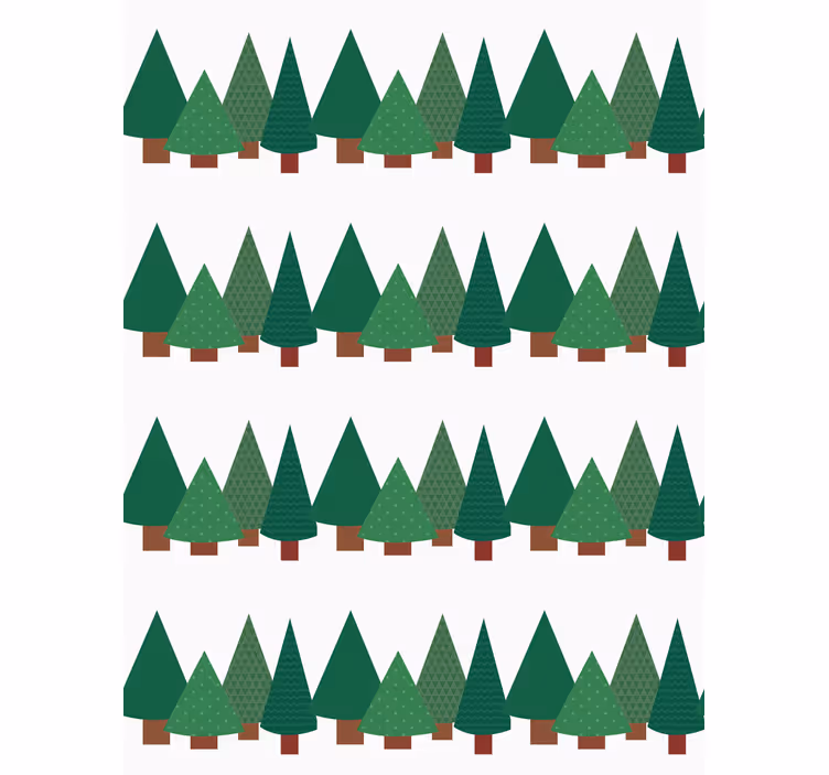 Estores de rolo de árvores padrão florestal simples - TenStickers