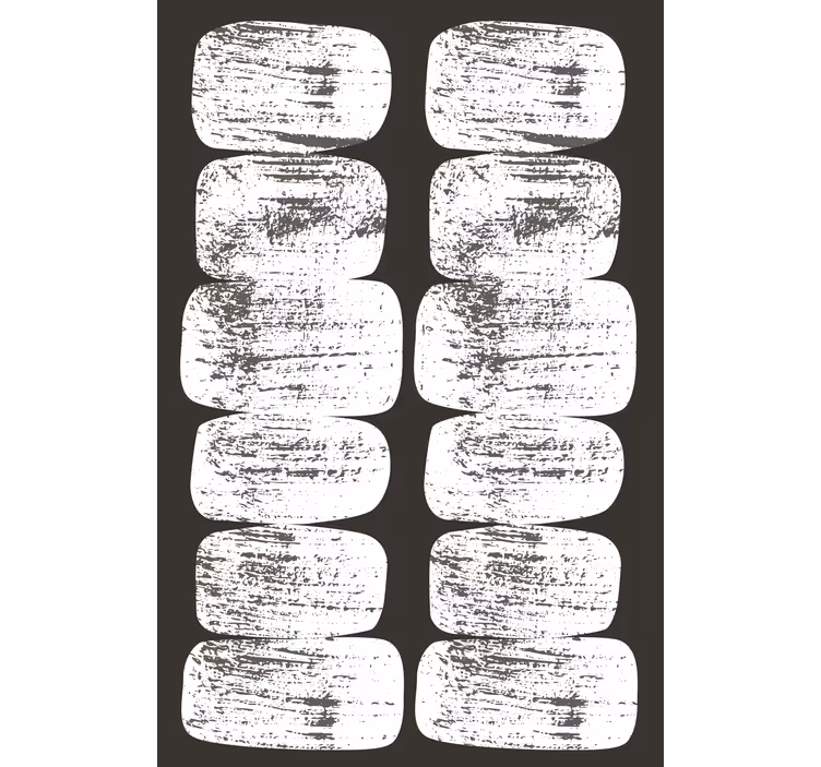Estore de rolo texturas e padrões pinceladas abstratas - TenStickers