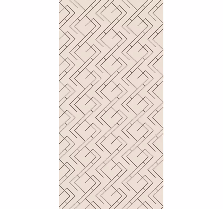 Estore de rolo modernos padrão de linha geométrica - TenStickers