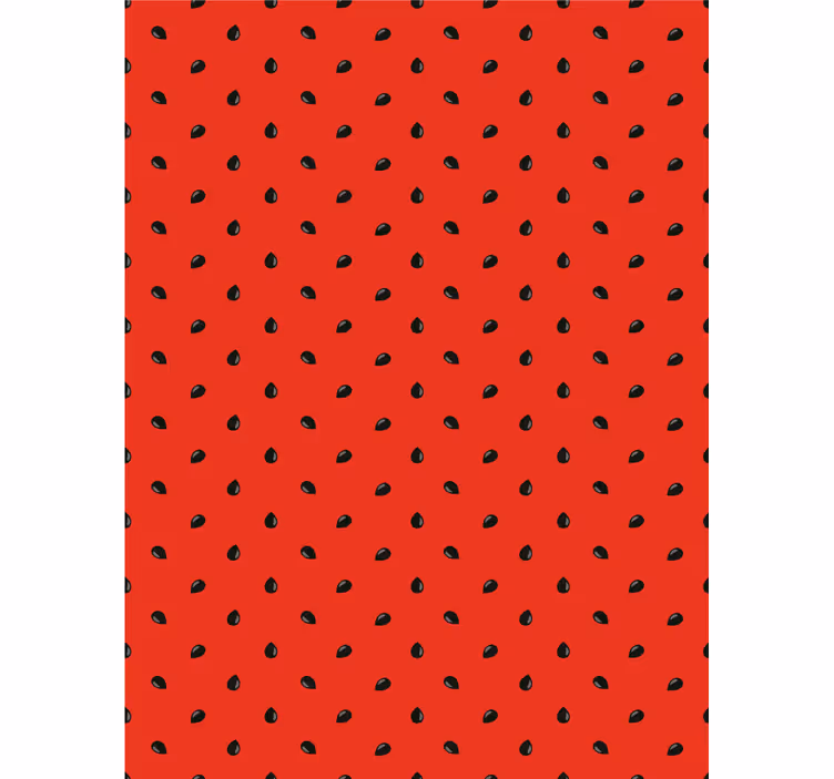 Estore de rolo frutas e verduras padrão de morango vermelho - TenStickers
