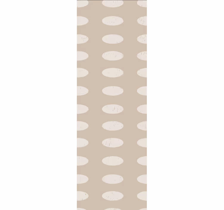 Estore de rolo texturas e padrões contraste de padrão oval - TenStickers