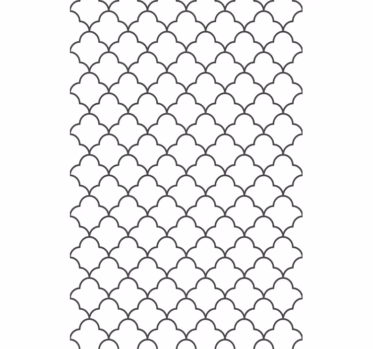 Textura marroquina geométrica e padrão cego - TenStickers