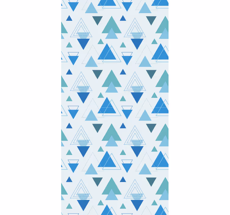 Estore de rolo modernos arranjo de motivos triangulares - TenStickers
