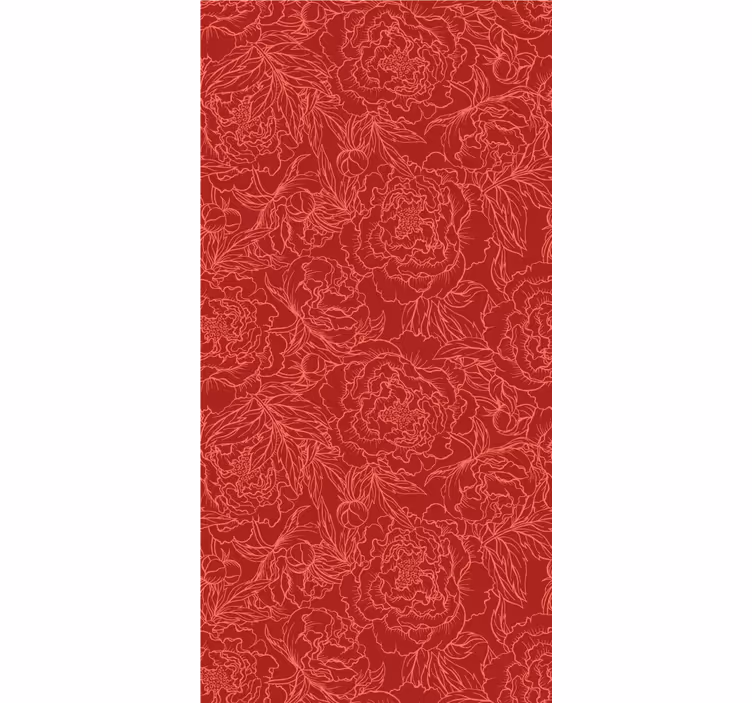 Estore de rolo florais composições florais elegantes - TenStickers