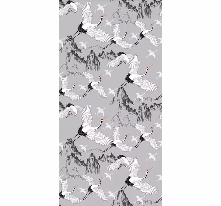 Estore de rolo animais variados design elegante de pássaros - TenStickers