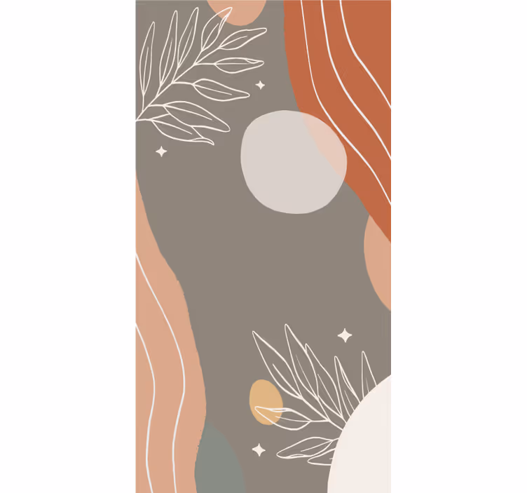 Estore de rolo para quarto de casal disposição abstrata - TenStickers