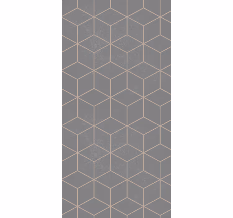 Estore de rolo modernos motivo geométrico cinza - TenStickers