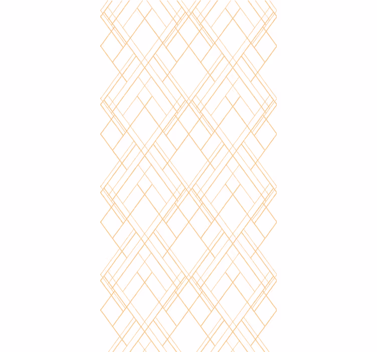 Estore de rolo elegantes linhas douradas geométricas - TenStickers