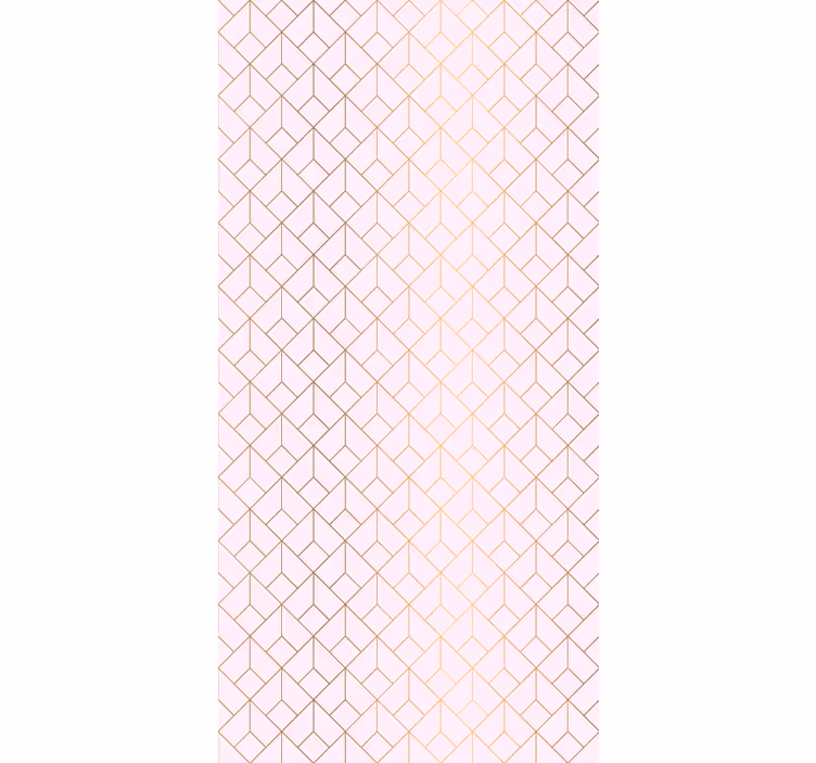 Estore de rolo elegantes arranjo de estilo geométrico - TenStickers