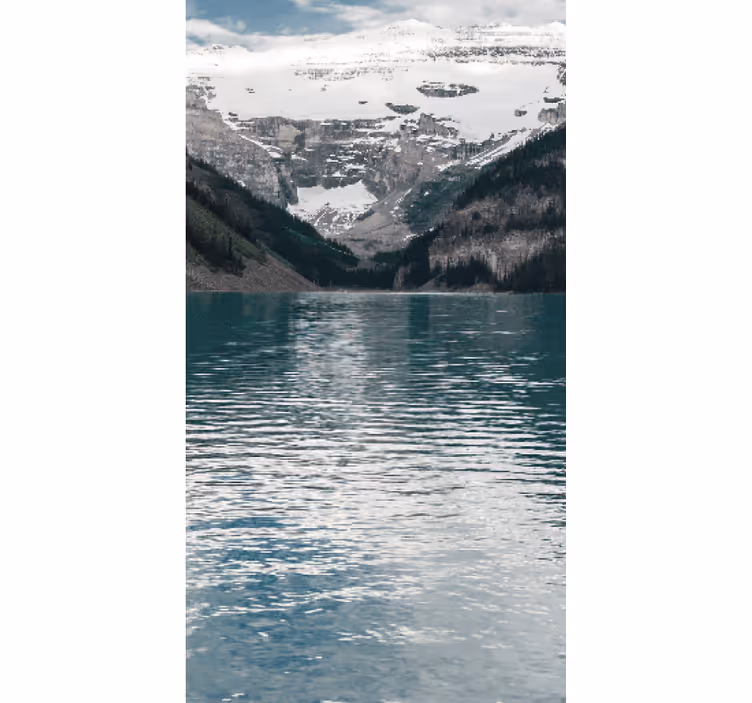 Estore de rolo original reflexos do lago da montanha - TenStickers