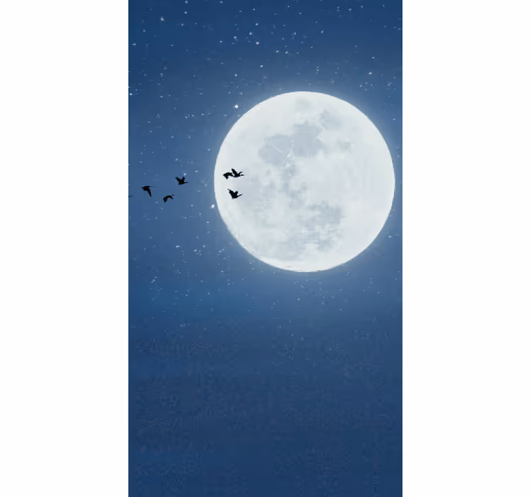 Estore original lua cheia e céu - TenStickers