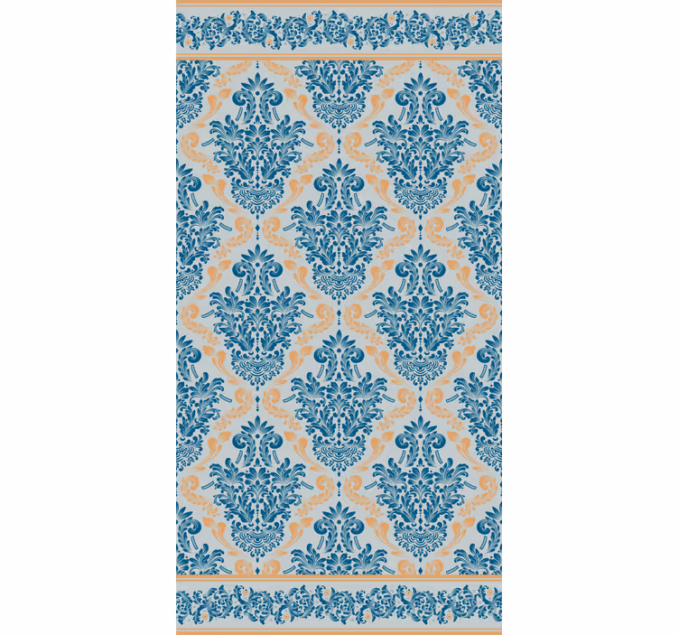 Estore de rolo elegantes padrão floral barroco - TenStickers
