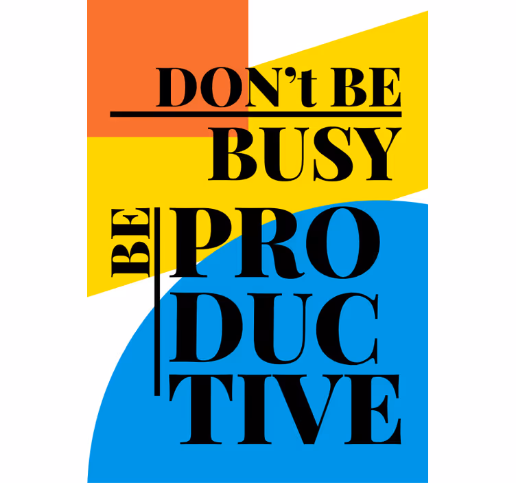 Estore de rolo be productive - TenStickers