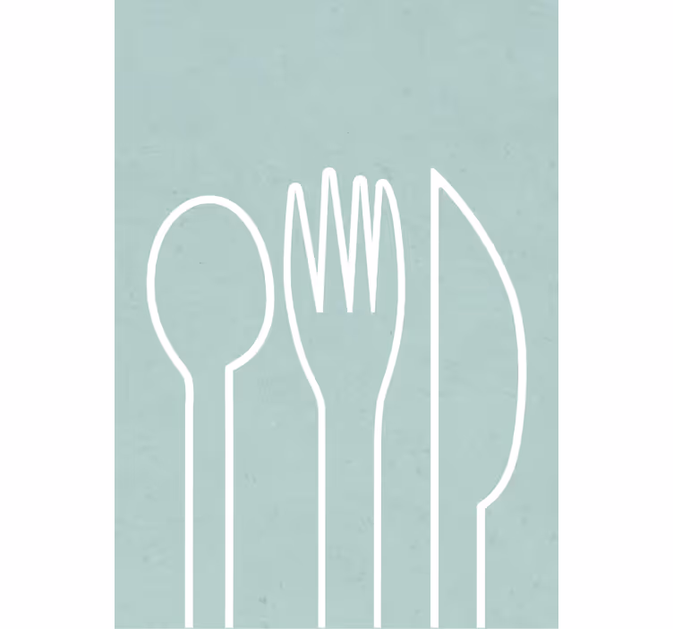 Estore de rolo cozinha utensílios de cozinha - TenStickers
