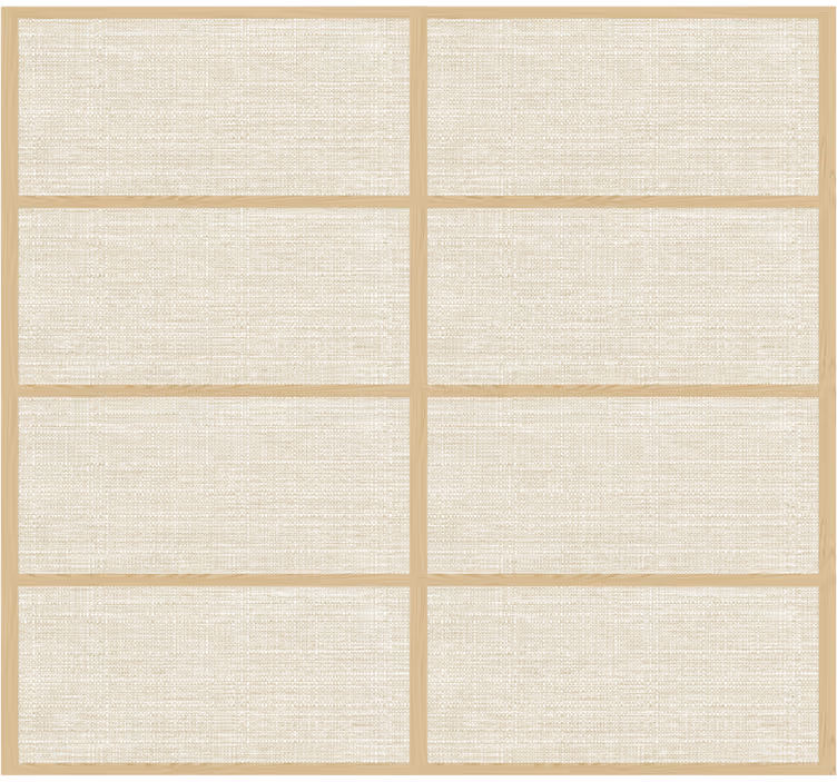 Estore de rolo de texturas e padrões estrutura de painel japonês - TenStickers