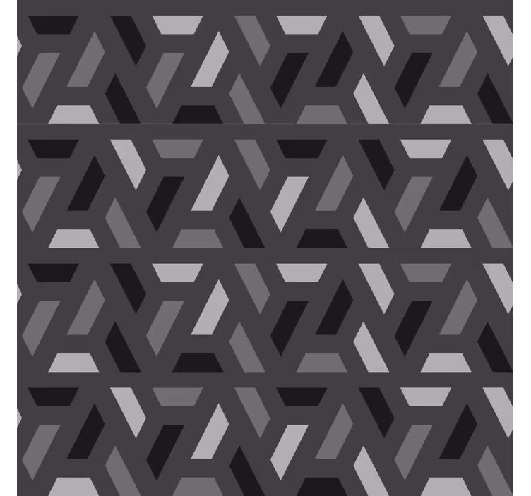 Estore de rolo para sala triângulos geométricos tons pretos - TenStickers