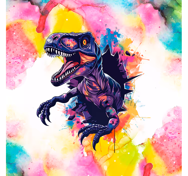 Estore de rolo de dinossauros velociraptor - TenStickers