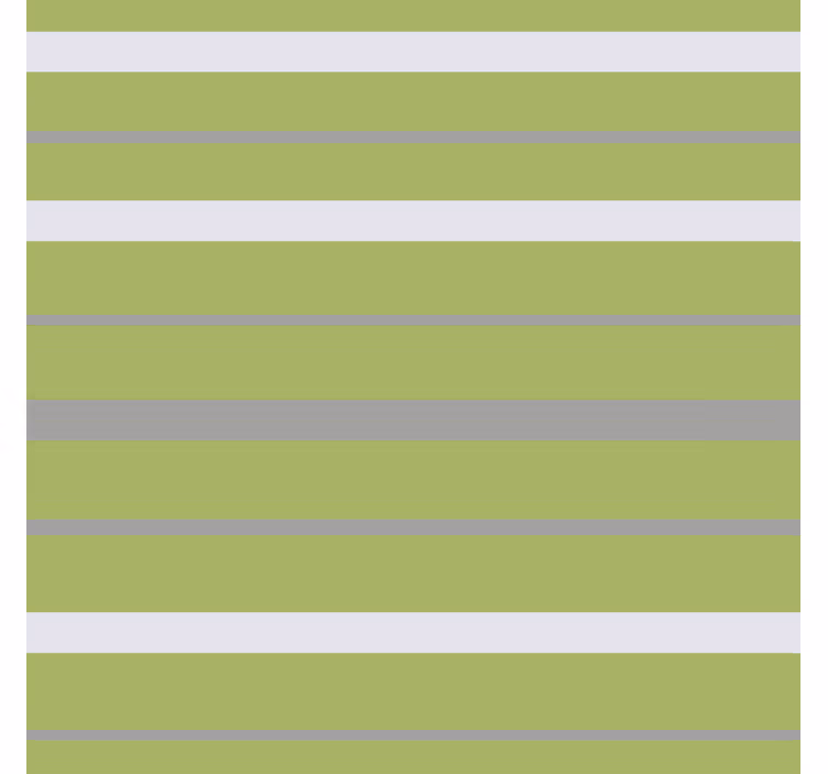 Estore de rolo elegantes padrão listrado cinza e verde - TenStickers