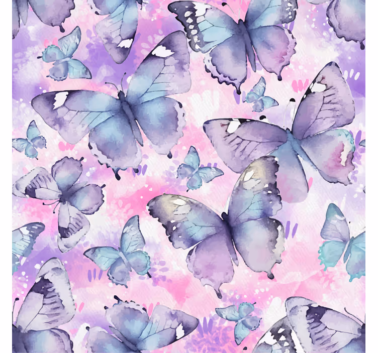 Estore de rolo borboleta estilo inicial - TenStickers