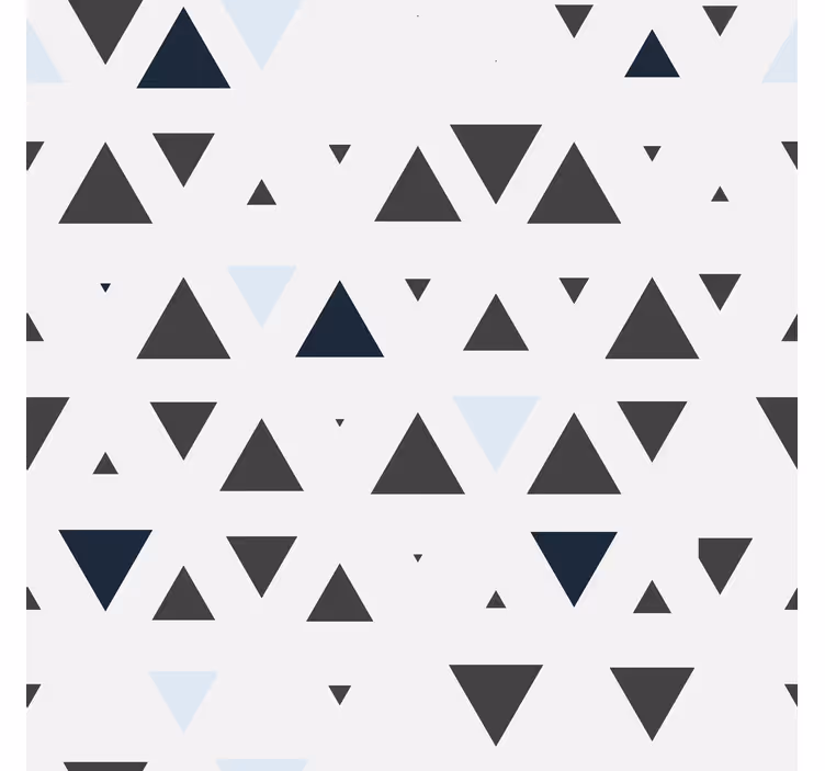 Estore de rolo nórdico padrão de triângulo minimalista - TenStickers