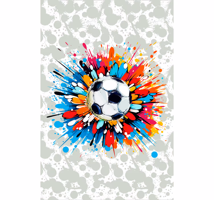 Estore de rolo futebol explosão - TenStickers