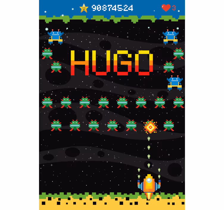 Estore de rolo frikis tela de arcade de 8 bits - TenStickers