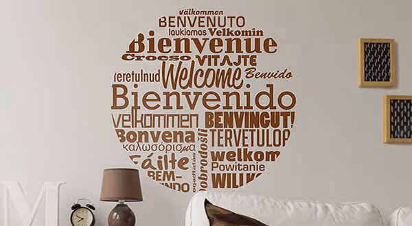 Vinil decorativos Textos