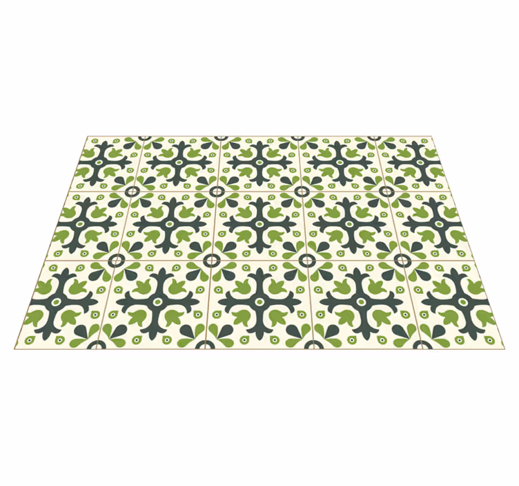 Individuais de mesa originais hidráulica verde - TenStickers