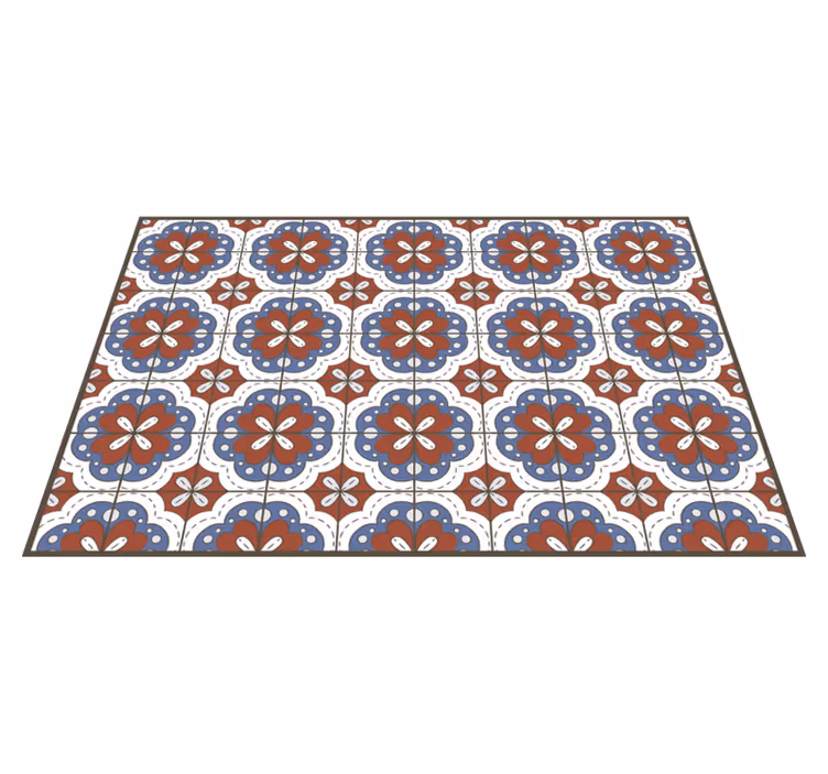 Individuais de mesa originais hidráulica vermelha - TenStickers