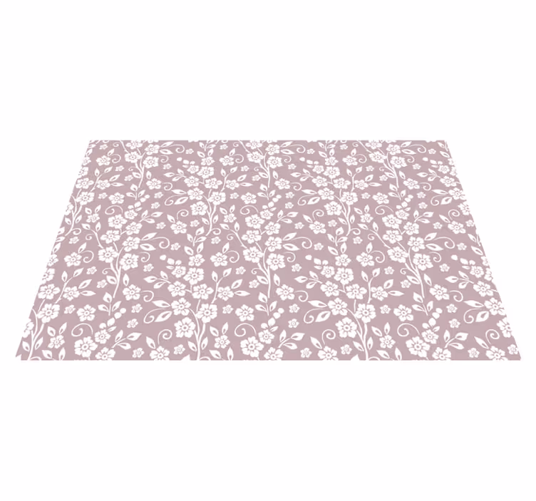 Individuais de mesa floral Elegância - TenStickers