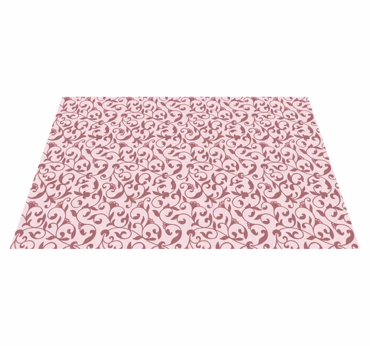Individuais de mesa florais Ramificações rosa - TenStickers