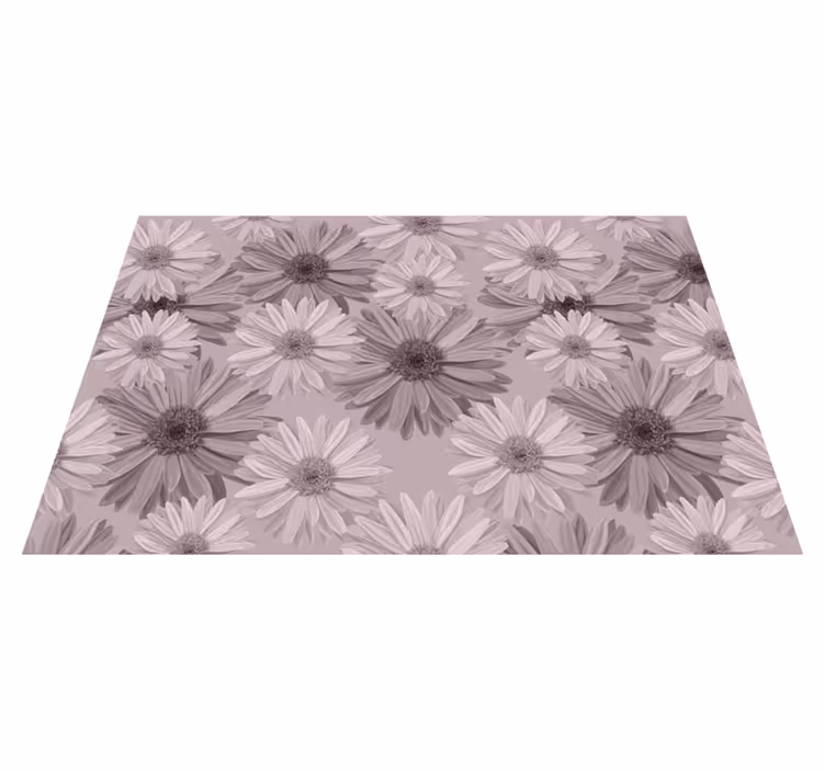 Individuais de mesa florais margaridas vintage - TenStickers