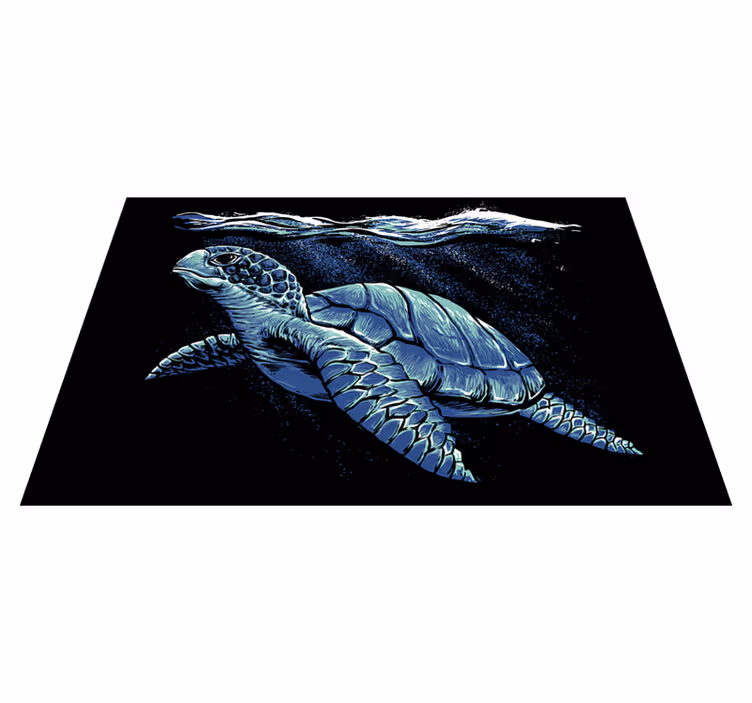 Individuais de mesa de animais desenho de tartaruga - TenStickers