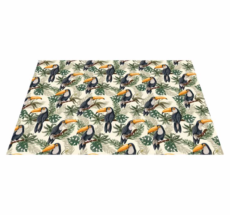 Individuais de mesa de texturas Tucanos - TenStickers