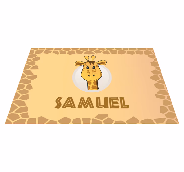Vá comer nomes personalizáveis, individuais de mesa - TenStickers